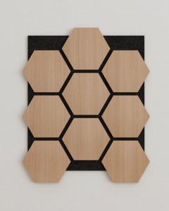 acoustic panels with MDF backed