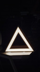 Triangle acoustic light  design